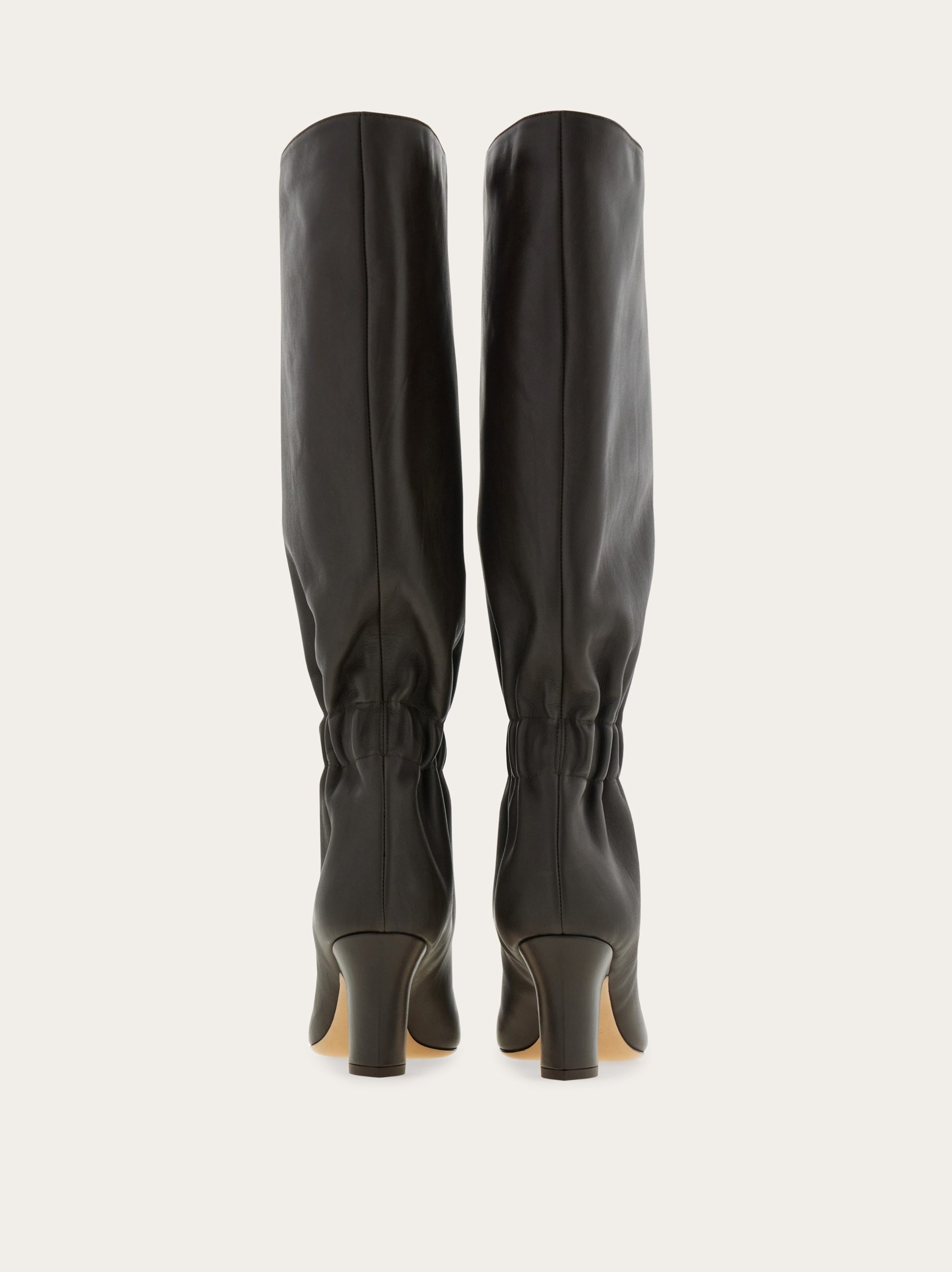 Ferragamo Knee boot with ruched detail - Image 2